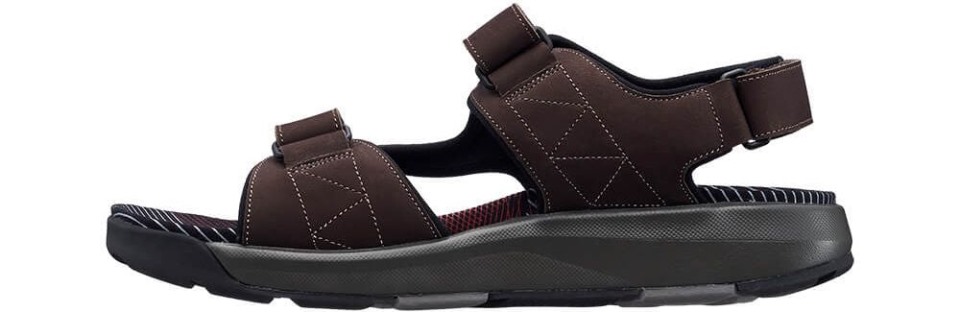 Men Joya Dunkel Braun Alexander Sandalen