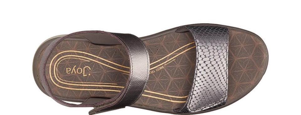 Frauen Joya Bronze Flores Sandalen