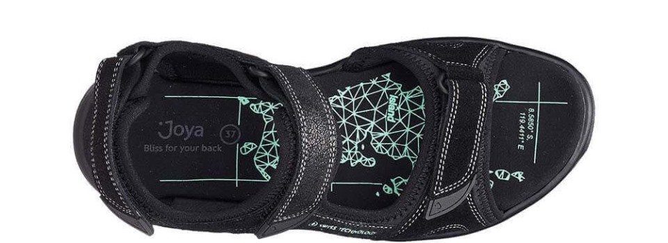 Frauen Joya Schwarz Komodo Sandalen